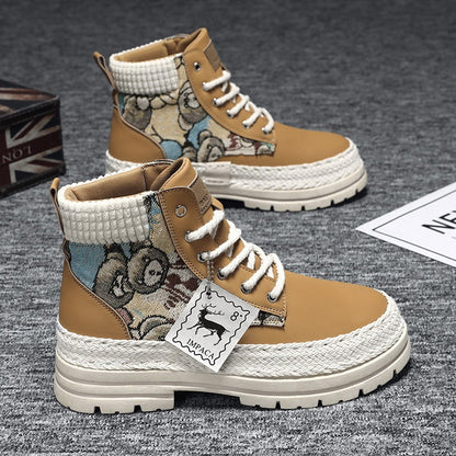 Men’s high top work boots – anti-slip outsole for wet floors