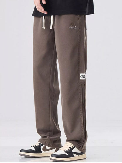 Men’s plus size drawstring pants – breathable stretch fabric