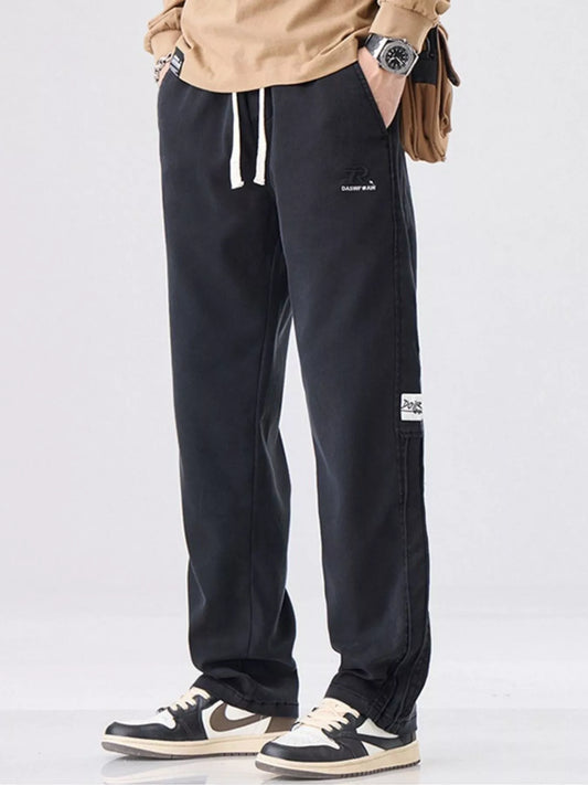 Men’s plus size drawstring pants – loose fit everyday comfort