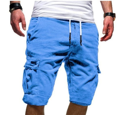 Men’s summer shorts – multi-pocket layout for phone, wallet, keys