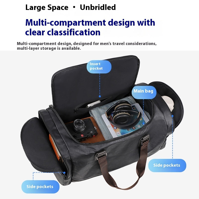 Men’s travel bag – 56×28×30 cm spacious overnight business companion