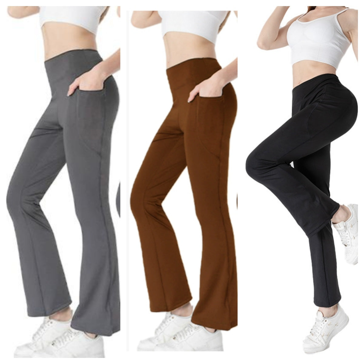 Micro-elastic mid waist slimming cropped pants – flattering silhouette