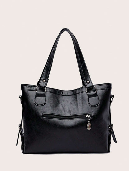 Minimalist tote bag – adjustable double handles, soft feel