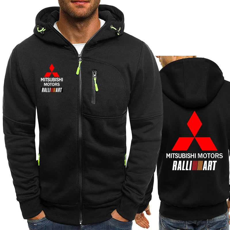 Mitsubishi Racing Jacket pocket view – practical everyday carry