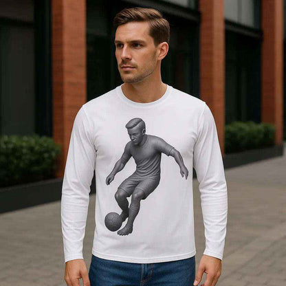 Men's Soccer Long Sleeve Shirt - Stylish, Sporty, Gift-Ready