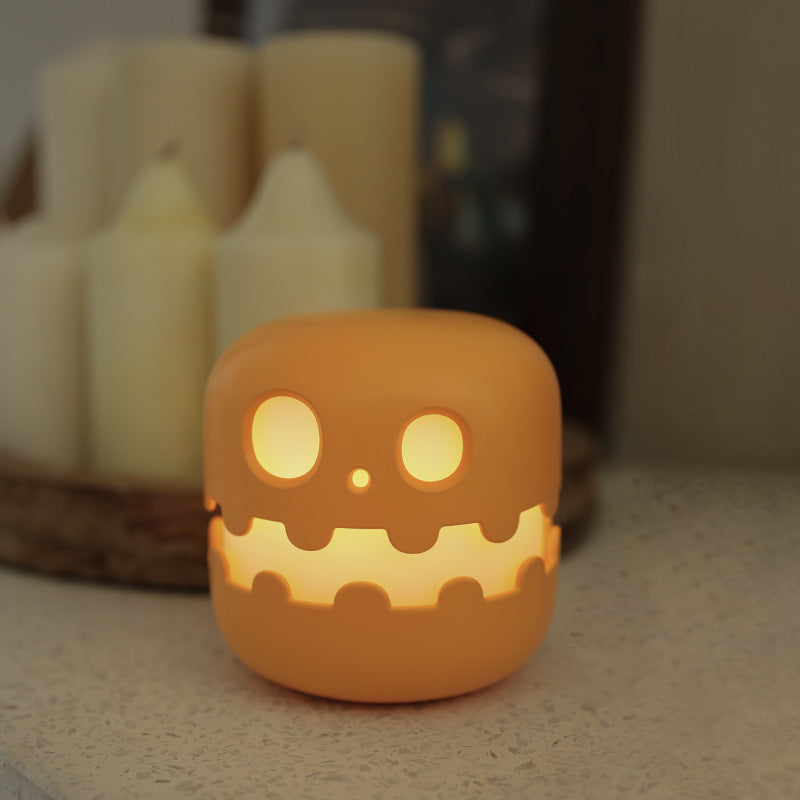 Modern pumpkin lamp – bedtime calm, Halloween style