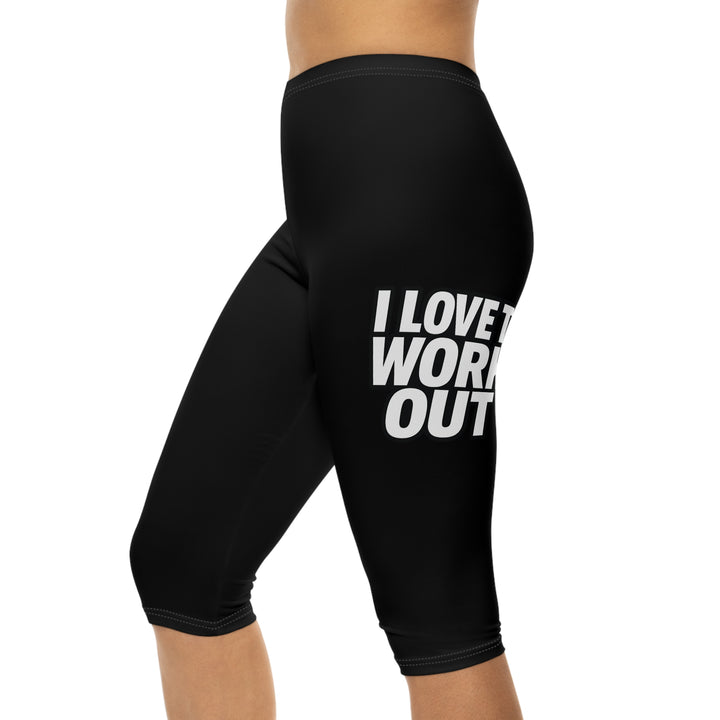 Moisture-Wicking Capri Leggings for Active Women

