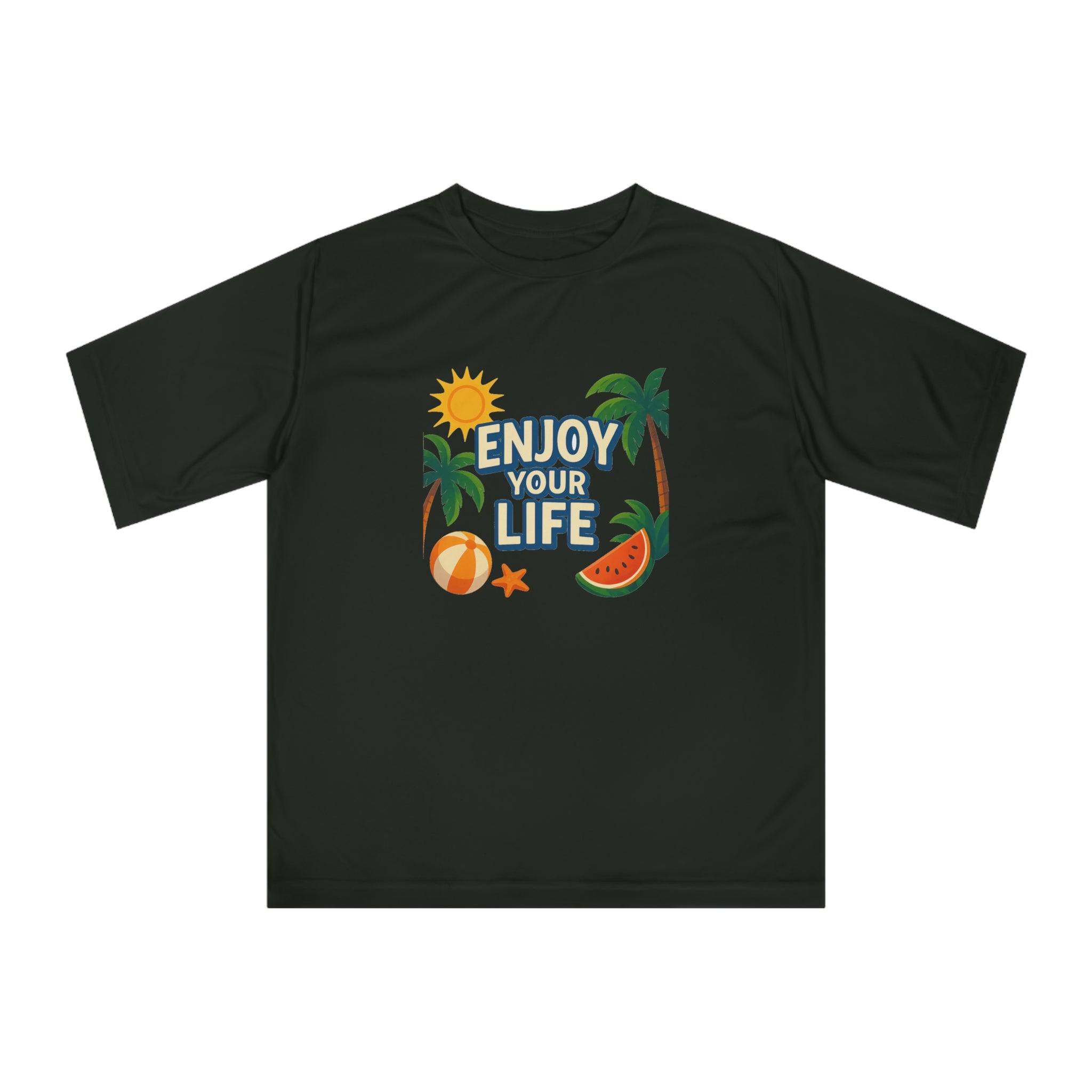 Tropical Vibe Unisex Tee - Beach & Workout Ready – www