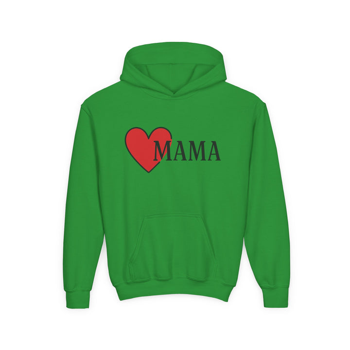 Heartfelt Mama Youth Hoodie – Cozy Gift for Kids