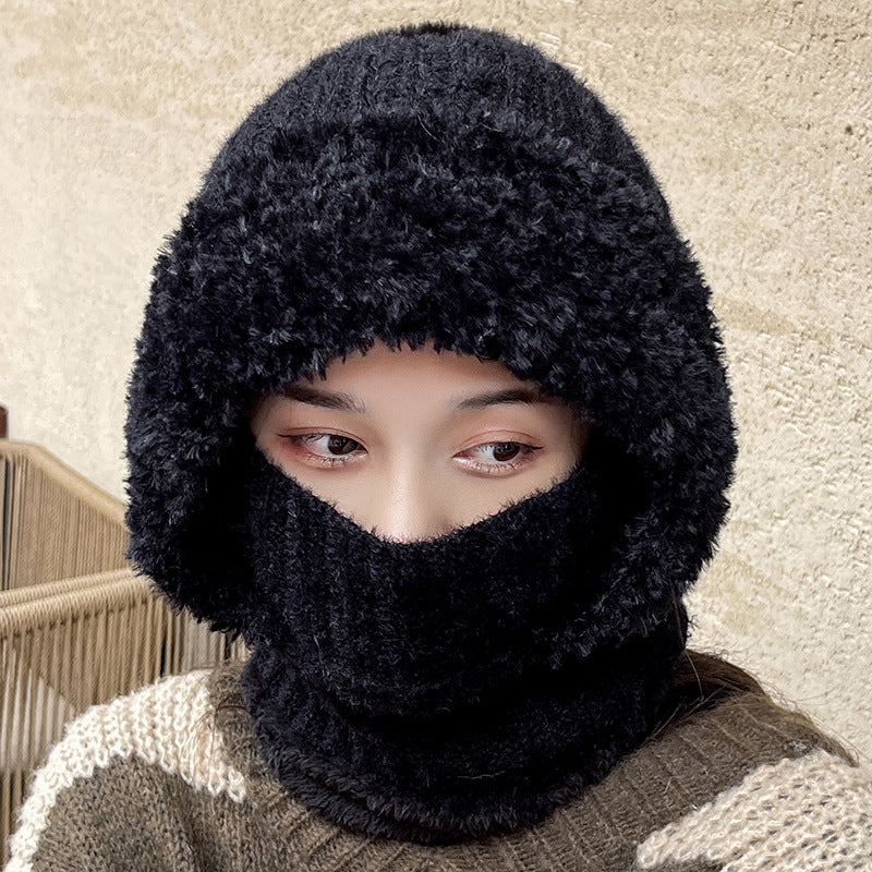 Multifunctional Hat Scarf – black, beige, khaki, white, pink, gray