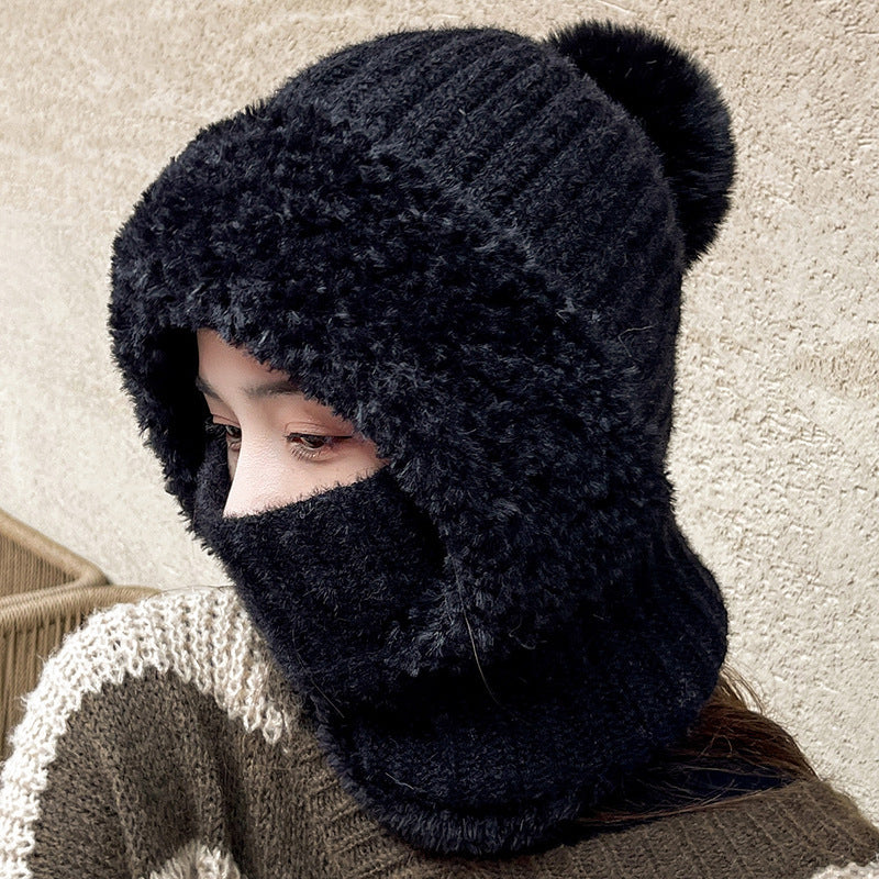 Multifunctional Hat Scarf – sweet Korean style, chic winter look
