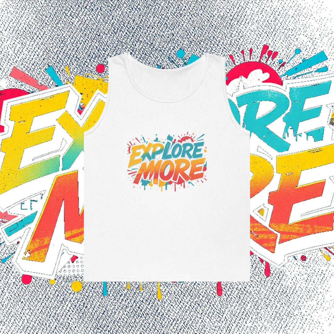 Explore More Tank Top – Unisex Summer Travel Shirt