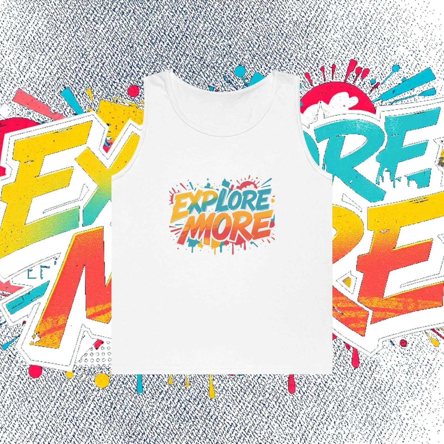Explore More Tank Top – Unisex Summer Travel Shirt
