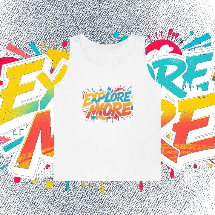 Explore More Tank Top – Unisex Summer Travel Shirt