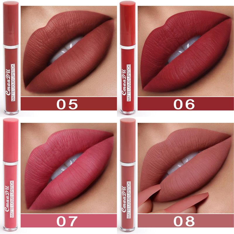 Non-Stick Waterproof Matte Lipstick in Nude Tones for Subtle Professional Looks