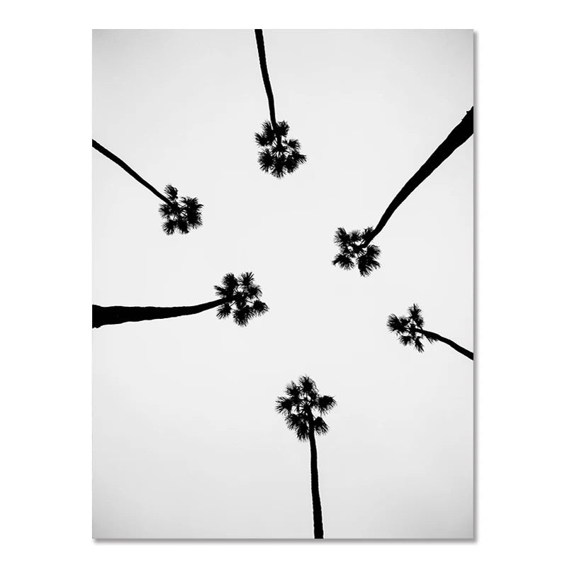 Nordic Surfing Landscape Poster – Minimalist Holiday Vibes

