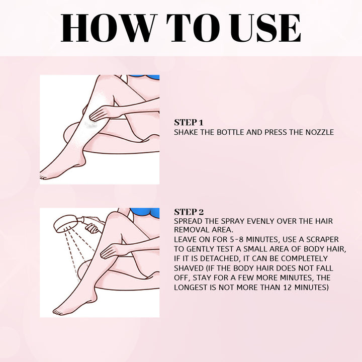 Nourish and Remove: Hair Removal Spray with Moisturizing Benefits