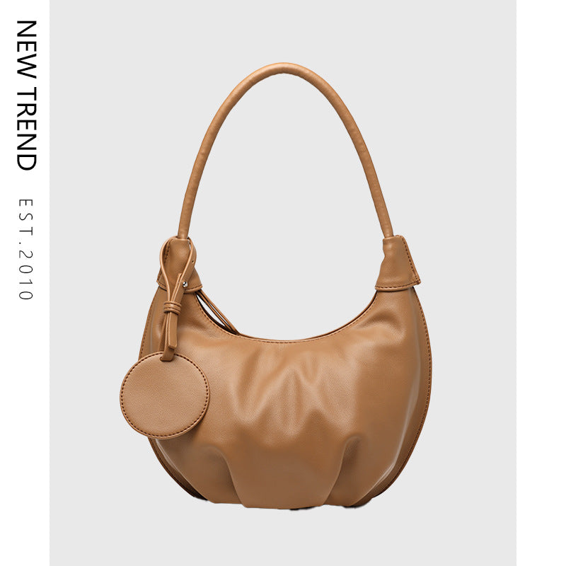 Soft Crescent Shoulder Bag – Stylish & Versatile Design