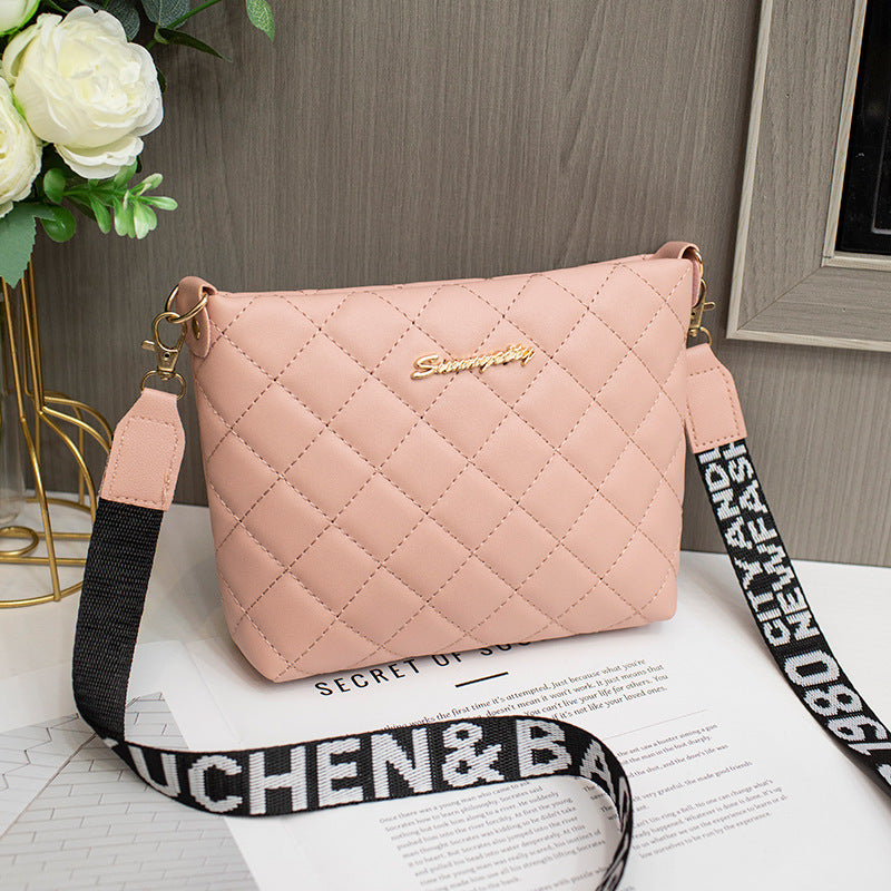 Chic Lingge Embroidery Crossbody Bag for Women