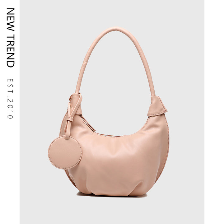 Soft Crescent Shoulder Bag – Stylish &amp; Versatile Design