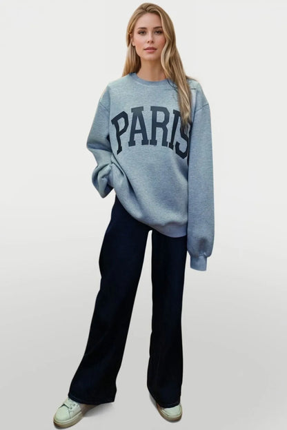Office-Casual Look – PARIS Air Scuba Sweatshirt Layered

