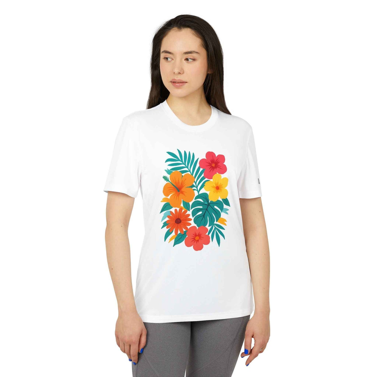 Bloom Active: Tropical Floral Sport Tee