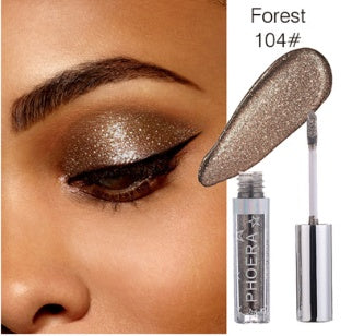 PHOERA Eye Sparkle – Glitter & Glow Metallic Liquid Eyeshadow

