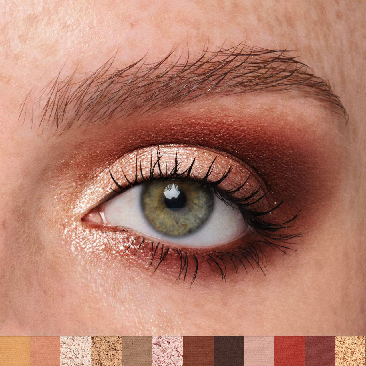 “PHOFAY palette and setting spray - how to intensify metallic eyeshadow”