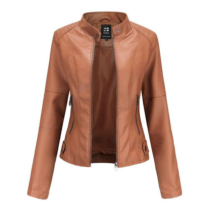 PU Leather Jacket for Women - Urban Elegance Redefined