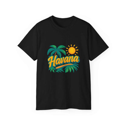 Sunset Escape: Havana Tropical Vibe Tee  Unisex Summer Shirt