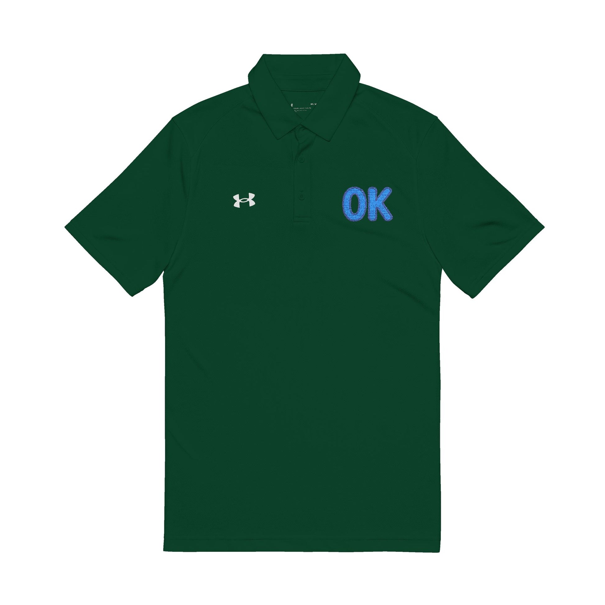 Performance polo with moisture-wicking fabric and embroidery

