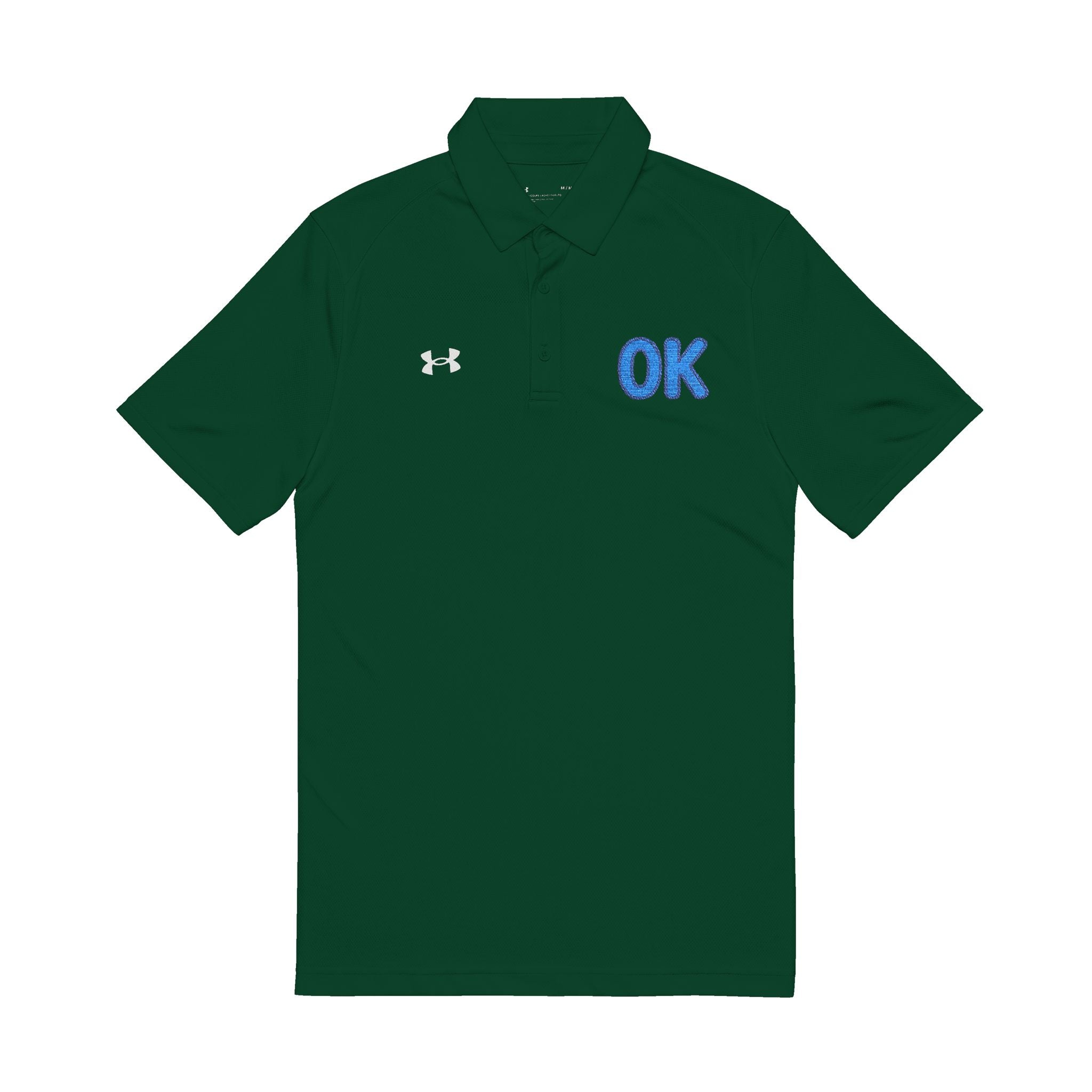 Performance polo with moisture-wicking fabric and embroidery

