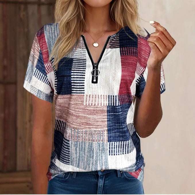 Korean fashion-inspired plus size women's t-shirt for everyday looks

