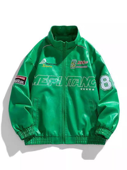 Plus Size Long Sleeve Jacket Zipped Up - Unmatched Confidence Boost