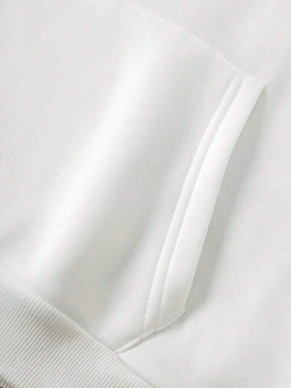 Plus Size Not in the Mood Hoodie – Kangaroo pocket detail