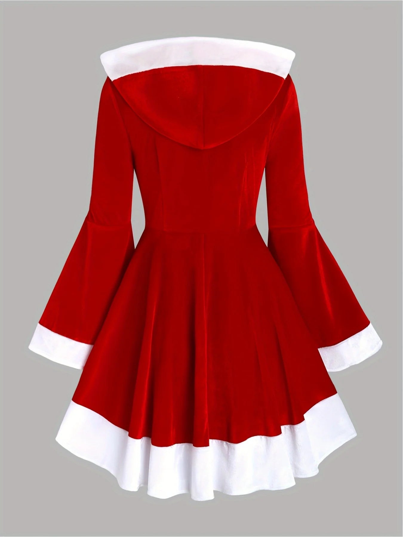 Plus Size Santa Claus Dress – Waist-defining slim silhouette