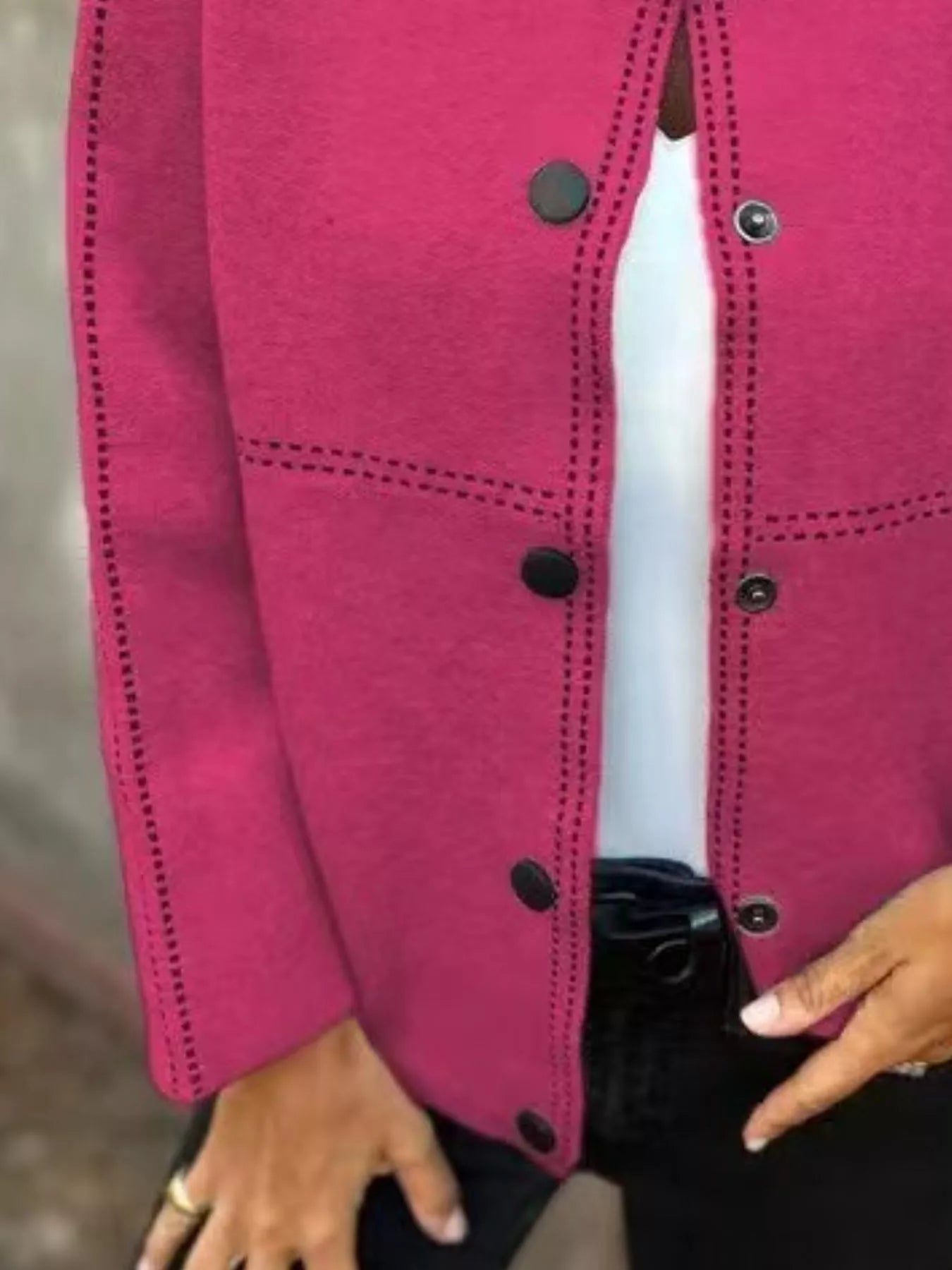 Premium knit plus size button up cardigan – versatile wardrobe essential