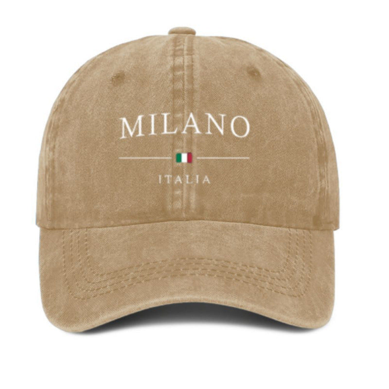 Printed Baseball Cap – classic dome crown with curved brim