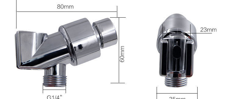 Propeller Driven Shower Head – Color Options: Blue, Silver, Gold, Purple
