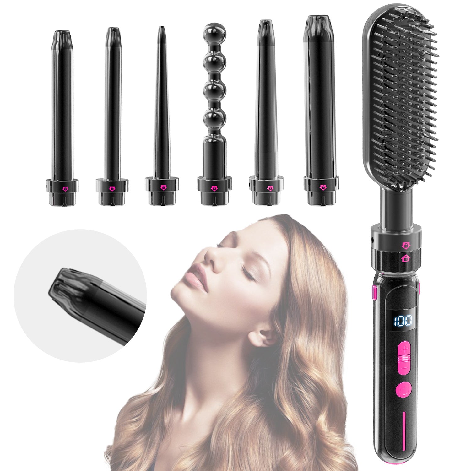 Quick Curl & Straight Hair Stick – Safety Against Scalding, Easy to Handle