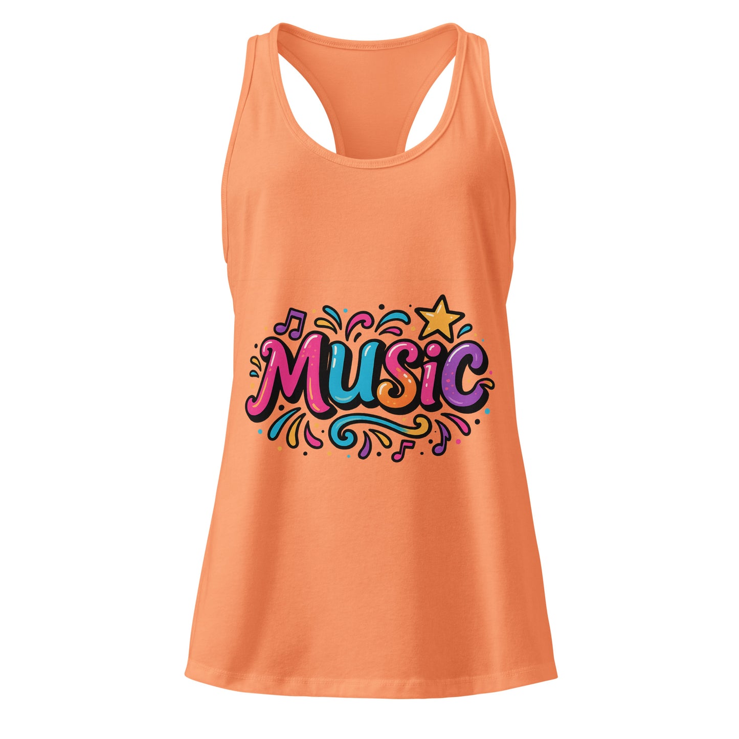 Racerback tank styled under an open hoodie

