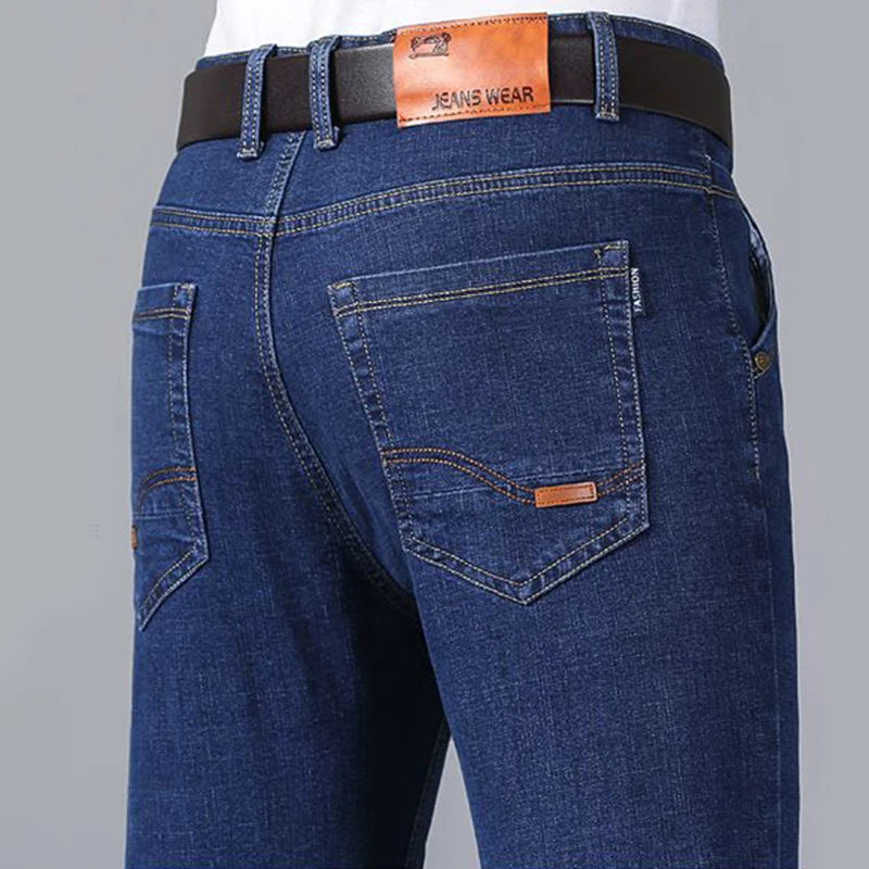 Relaxed Fit Model Posing in Black Men&