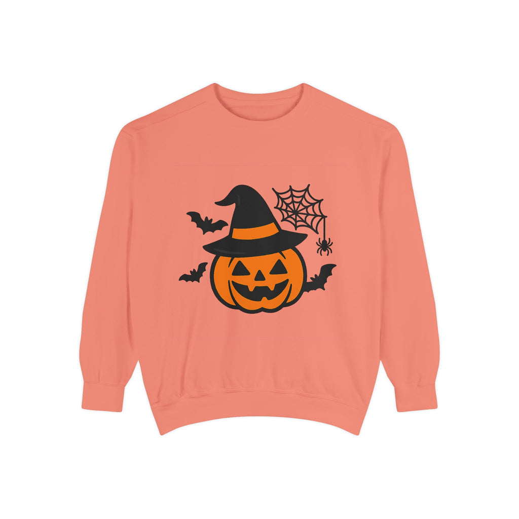 Relaxed fit Halloween crewneck for trick-or-treat comfort and style

