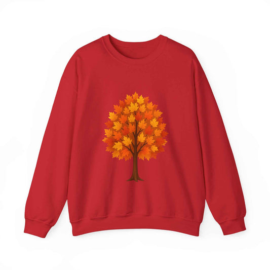 Autumn Tree Sweatshirt – Cozy Fall Crewneck