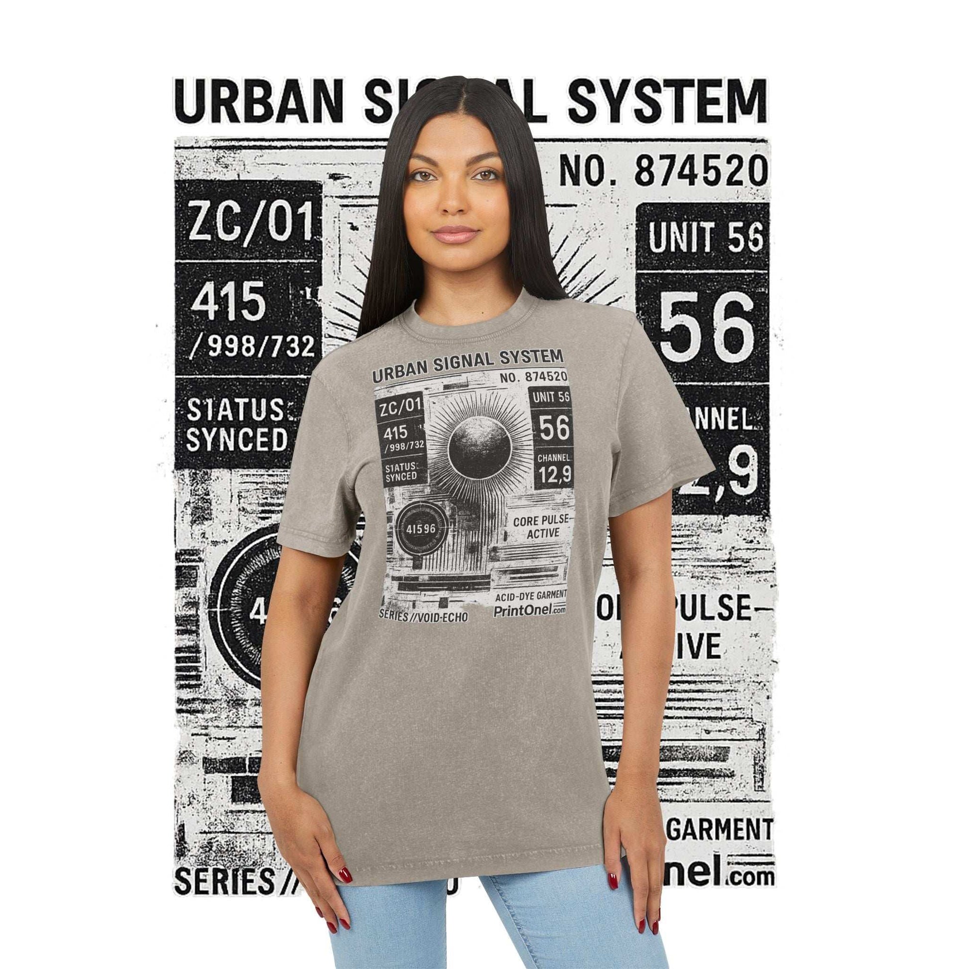 Urban Acid Wash Tee – Retro Streetwear Statement www.PrintOne1.com