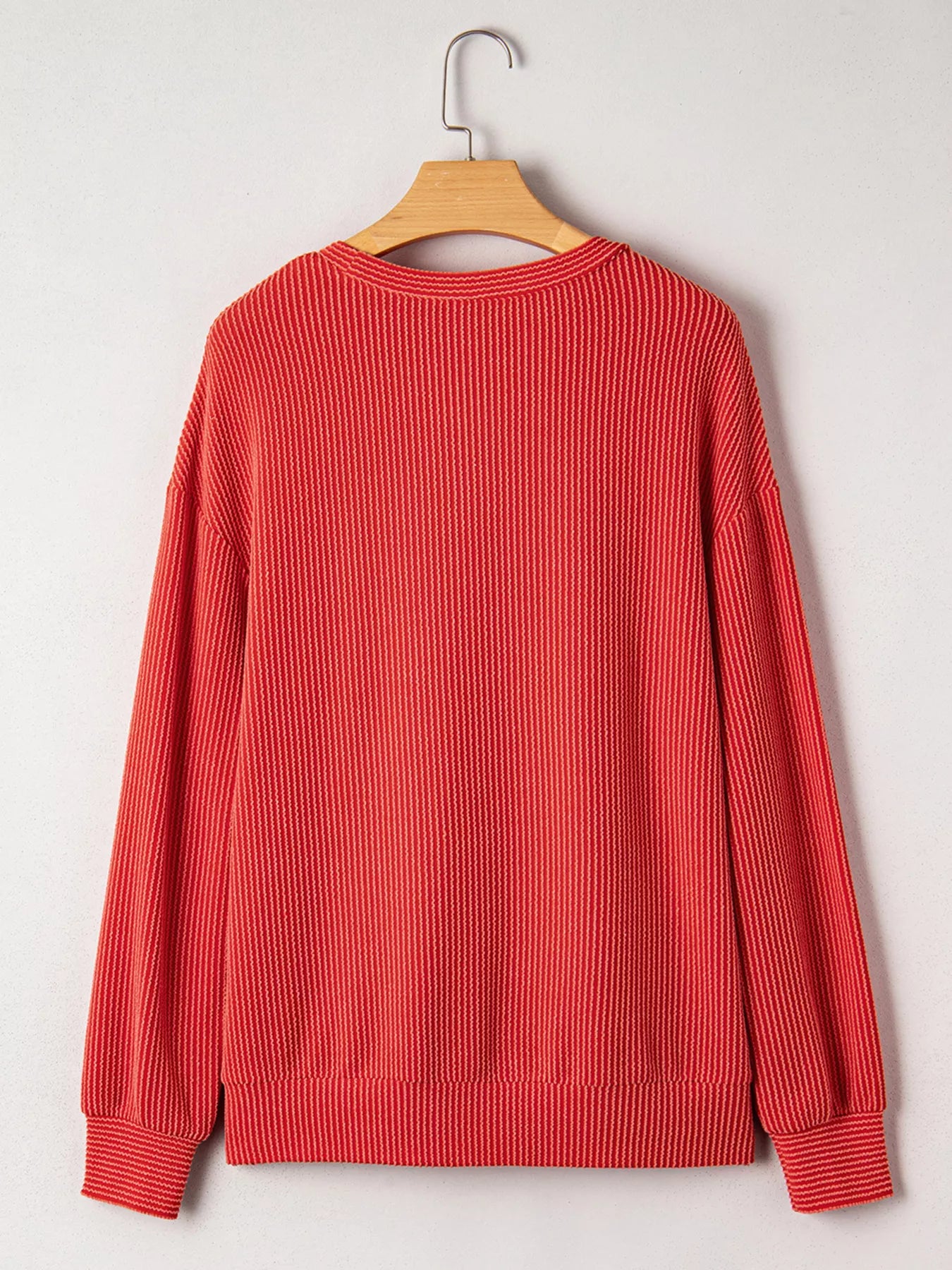 Ribbed Christmas top size range S-XL – everyday comfort