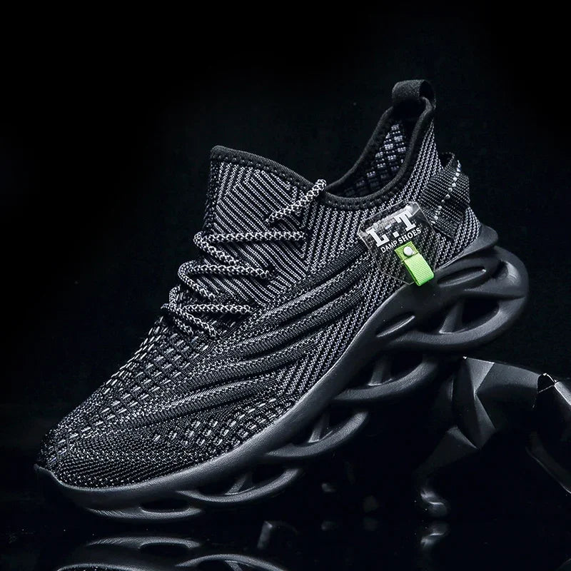 Men’s Black Running Shoes – Breathe & Go Faster