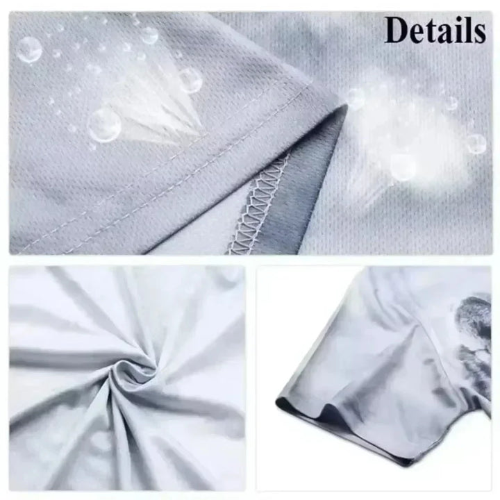 Quick-dry polyester fan top for sports viewing and casual wear