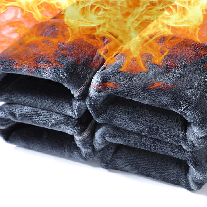 Men's Fleece Lined Jeans - Warm Winter Office Smart Fit