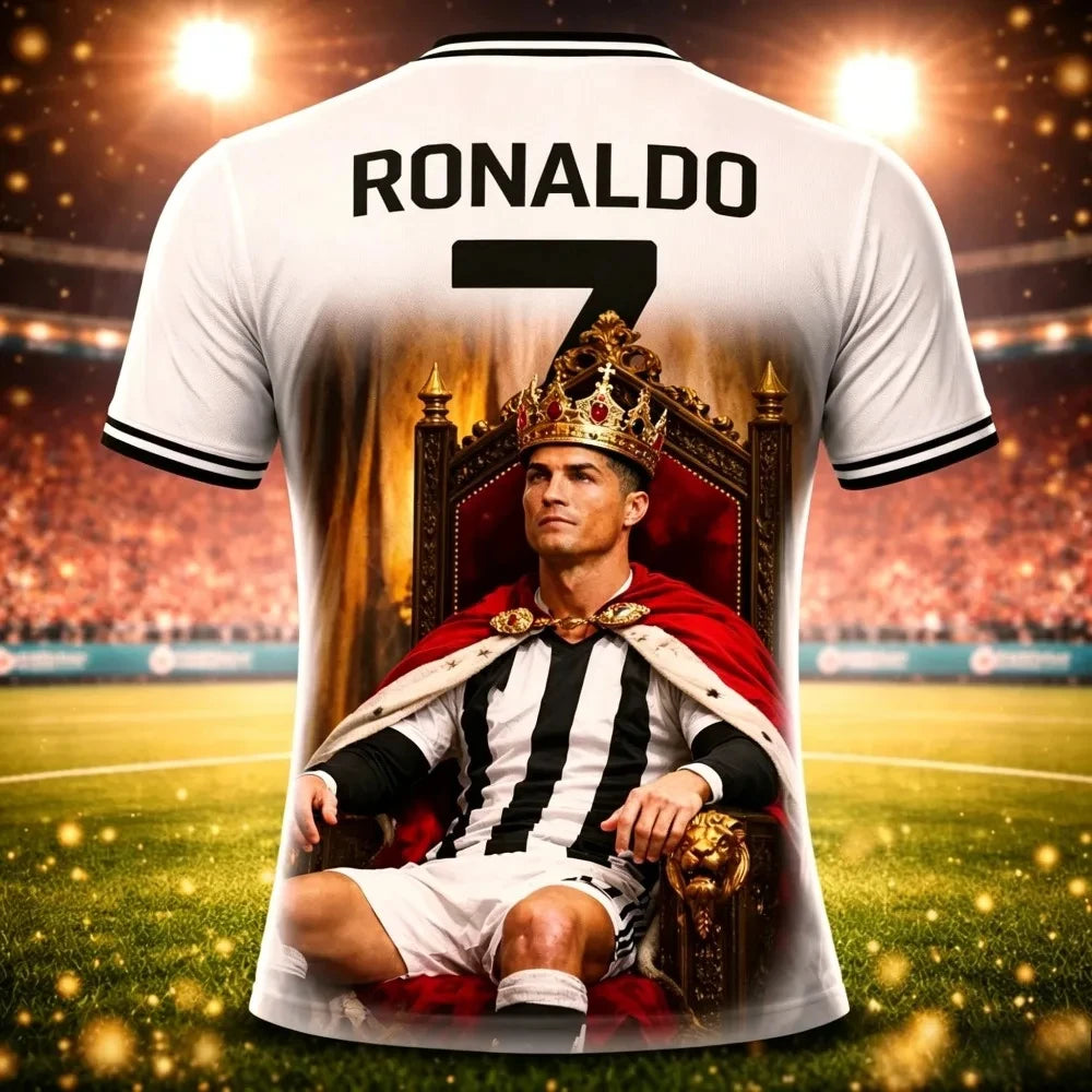 Portugal No.7 Design 26 football fan T-shirt variant
